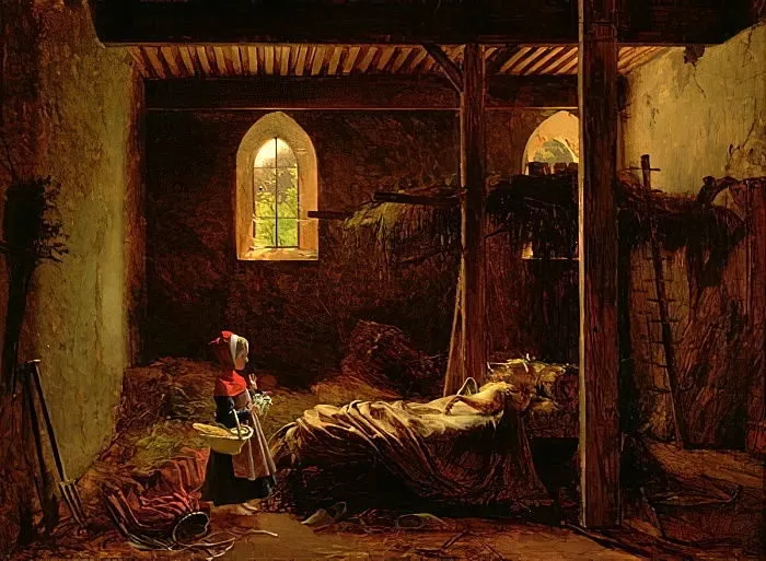 Little Red Riding Hood, by Fleury François Richard (c. 1820). (Public Domain)