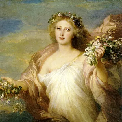 Eostre, the Germanic goddess of spring and dawn