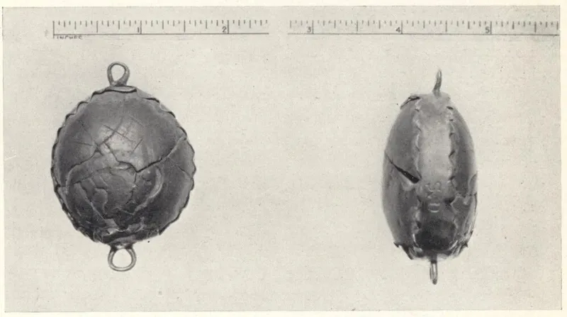 Eaglestones from a historical collection.