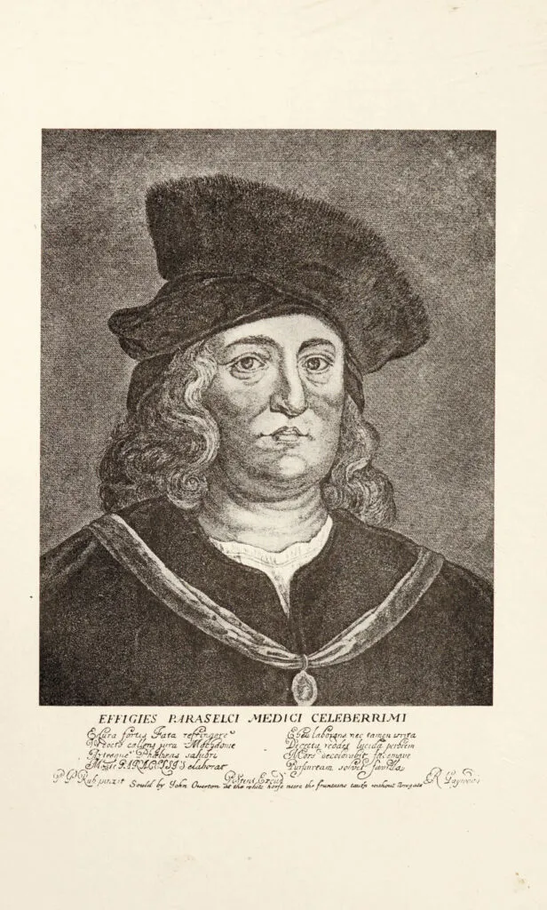 Paracelsus Portrait by Wenceslaus Hollar (17th century)