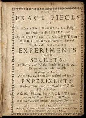 Cover of a Leonardo Fioravanti's book translated to English