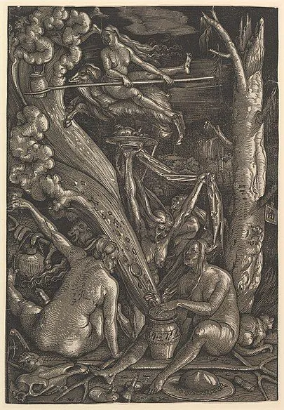 The Witches’ Sabbath, by Hans Baldung Grien (1510). (Wikimedia Commons)