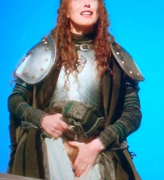 Gina Mckee as Caterina and the skirt-raising episode (The Borgias).