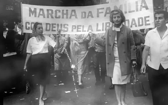 The "March of the Family with God for Liberty," a demonstration that supported the 1964 coup.