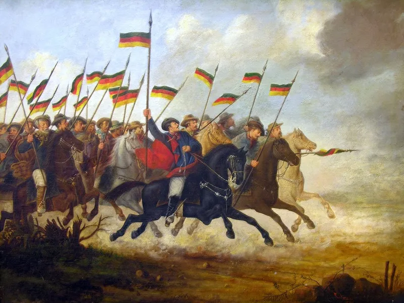 Charge of the Cavalry by Guilherme Litran (1893) - the Ragamuffin War