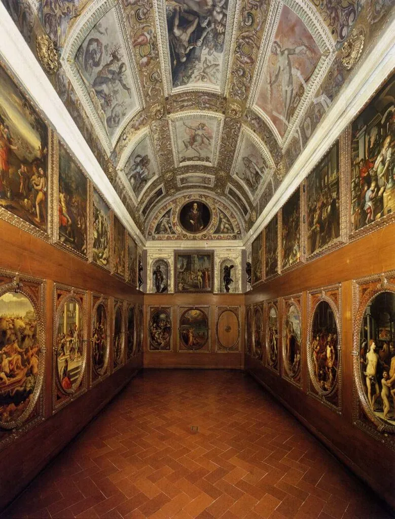 Cosimo I de' Medici's foundry at the Palazzo Vecchio, a hub for scientific and alchemical experimentation in Renaissance Florence.